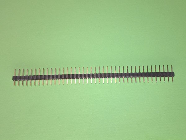 Разъем штыревого соединения, однорядный, 40 pin, шаг 2,0 мм