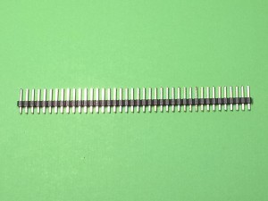 Разъем штыревого соединения, однорядный, 40 pin, шаг 2,54 мм